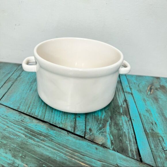 Rae Dunn Soufflé Pan Farmhouse Rustic Minimalist Decor - Picture 3 of 5